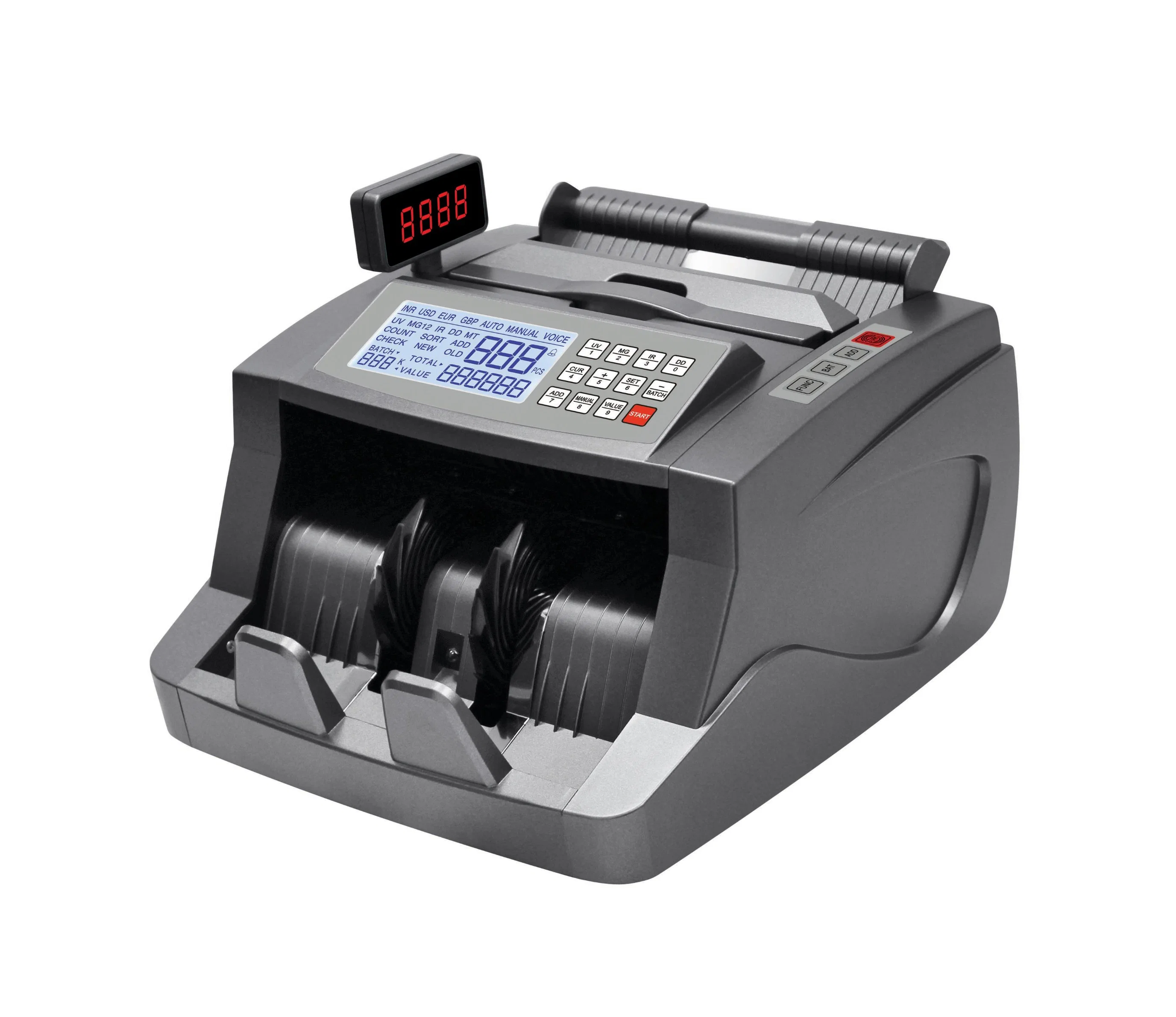 Al-5500t Php and Pkr Inr Currency Banknote Denomination Sorting Machine