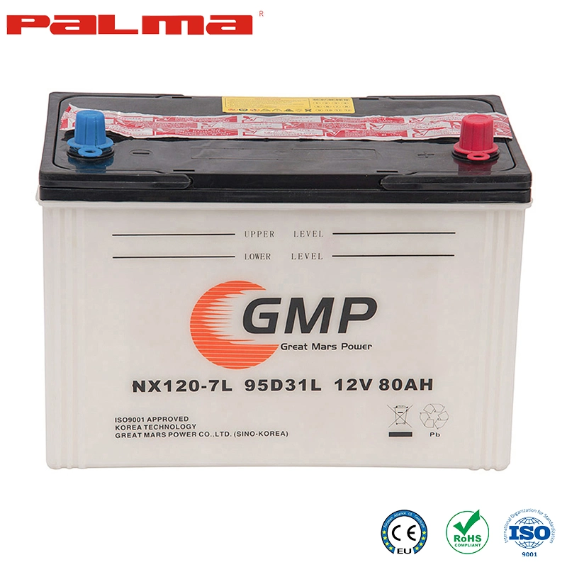Palma Automotive Battery China Manufacturing JIS H52 N200A Lead-Acid Battery Adjustable Voltage Lead Acid Storage Battery for Car