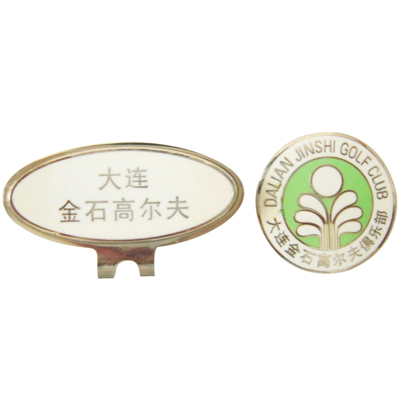 Factory Custom Made Gold Plated Metal Alloy Golf Accessory Manufacturer Customized Promotional Gift Bespoke Iron Made Company Logo Golf Ball Marker Divot Tool