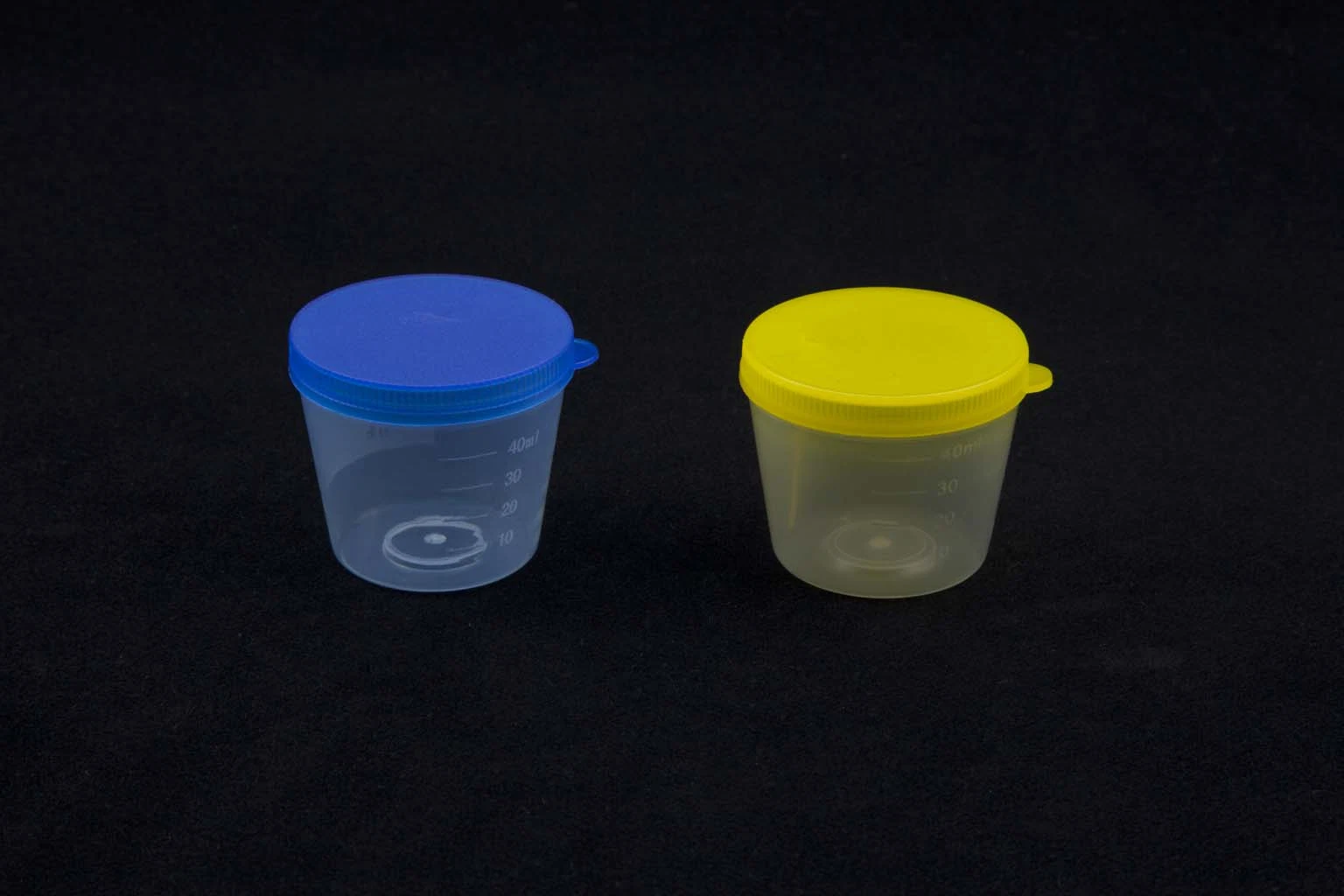 Disposable Plastic 100ml 60ml 40ml Urine Container with Screw Cap