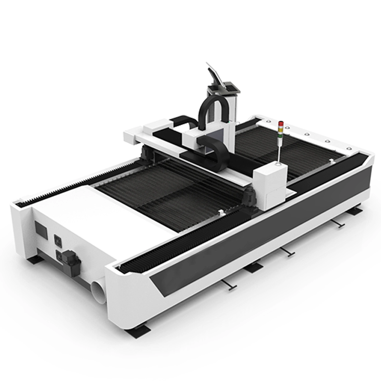 Máquinas de acero inoxidable con aire de corte láser CNC de fibra industrial Corte