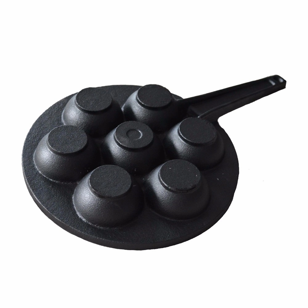 Mini Takoyaki Cast Iron Baking Pan with Handle