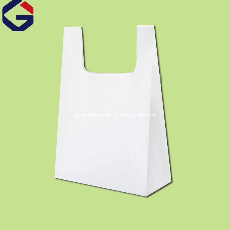 100% llevar bolsa compostable OPP Supermercado tienda de comestibles minoristas libre de plástico biodegradable PLA Pbat Embalaje Bolsa de compras