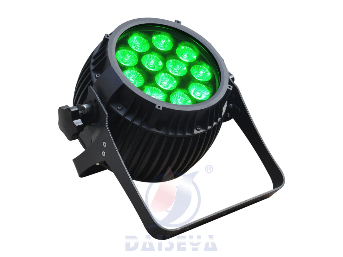 Etapa de luz LED PAR puede iluminación efecto 12W*12pzas Rgbawuv Equipamiento exterior impermeable