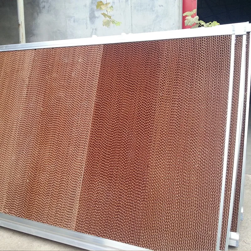 Low Price Brown Water Cooling Pad for Greenhouse and Poultry Farm