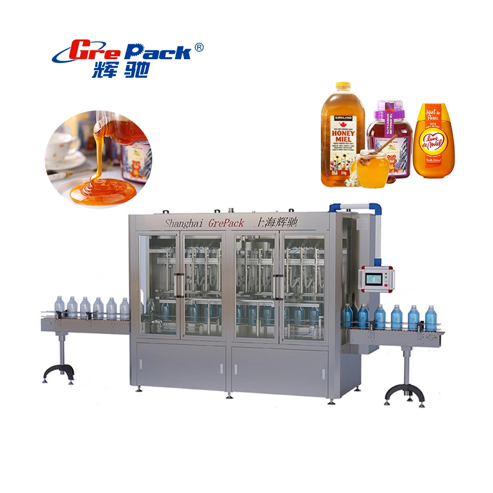 Automatic Sauce Jam Honey Bottle Filling Machine Without Dripping