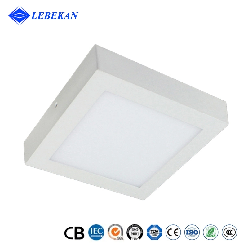 for Home Indoor Square Energy Saving Lamp 6W 12W 18W 24W 36W 3000K 6000K Surface Mounted LED Panel Down Ceiling Lighting