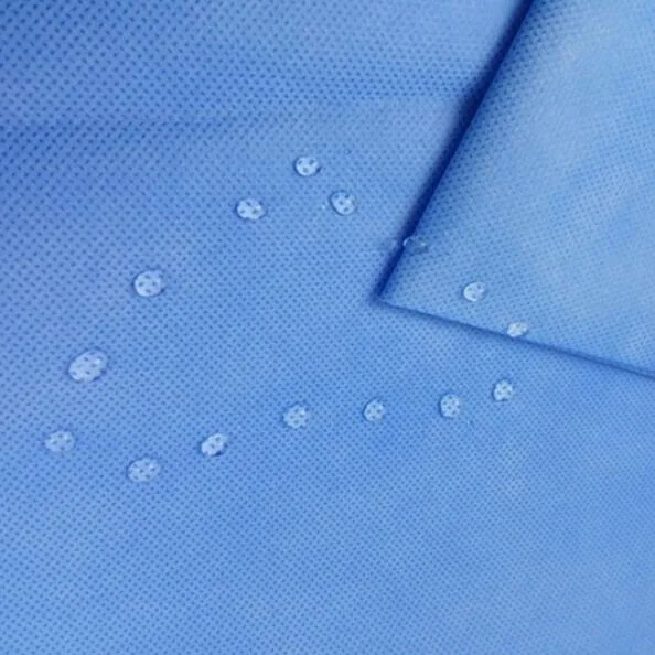 SMS SMMS Smmms Raw Material Water Resistant Nonwoven Fabric for Disposable Clothing