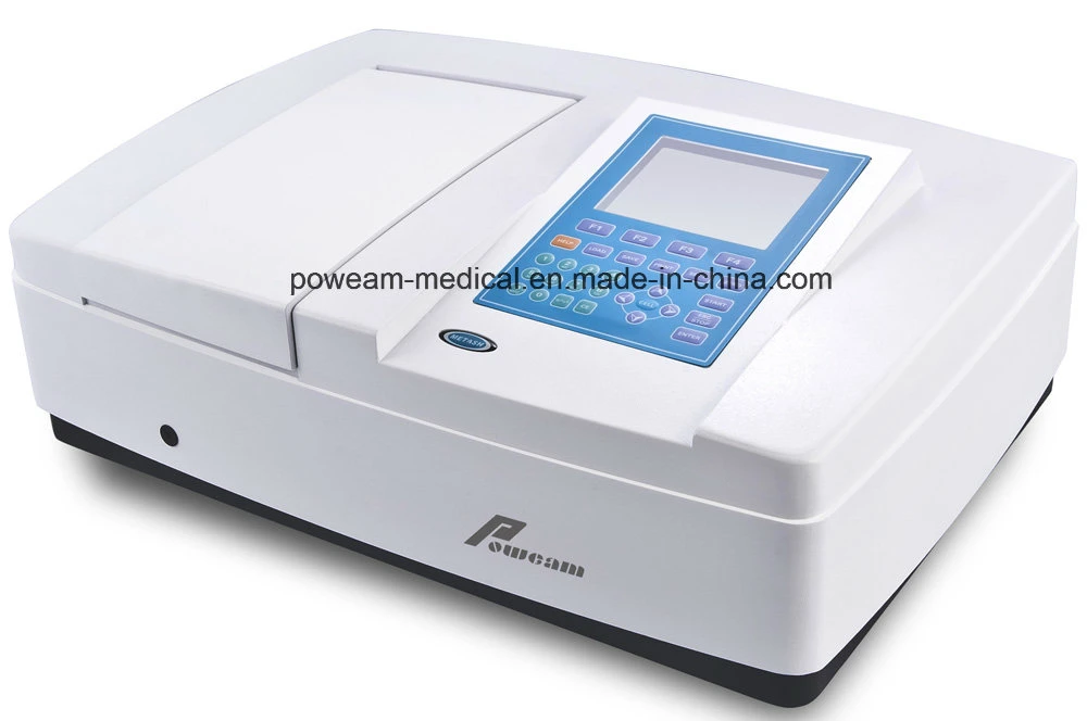 CE Approved Lab UV 1901 190nm-1100nm Double Beam UV Visible Spectrophotometer (UV08A)