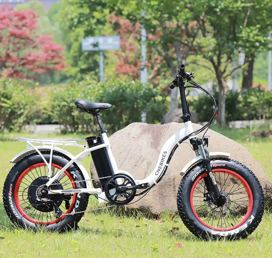 Fábrica na China 20 polegadas 4.0 Gordura dobrável de bicicletas eléctricas dos pneus 48V/500W Ebike Adulto