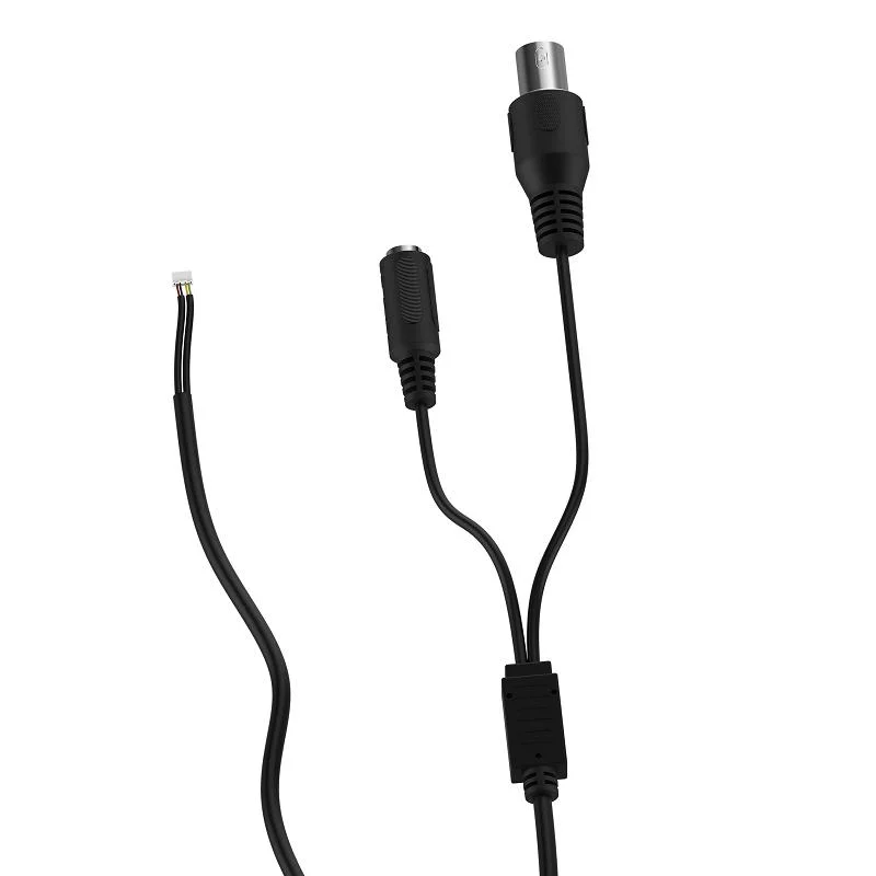 5,5 X 2,1mm cable de cámara CCTV conector DC para alimentación Entrada