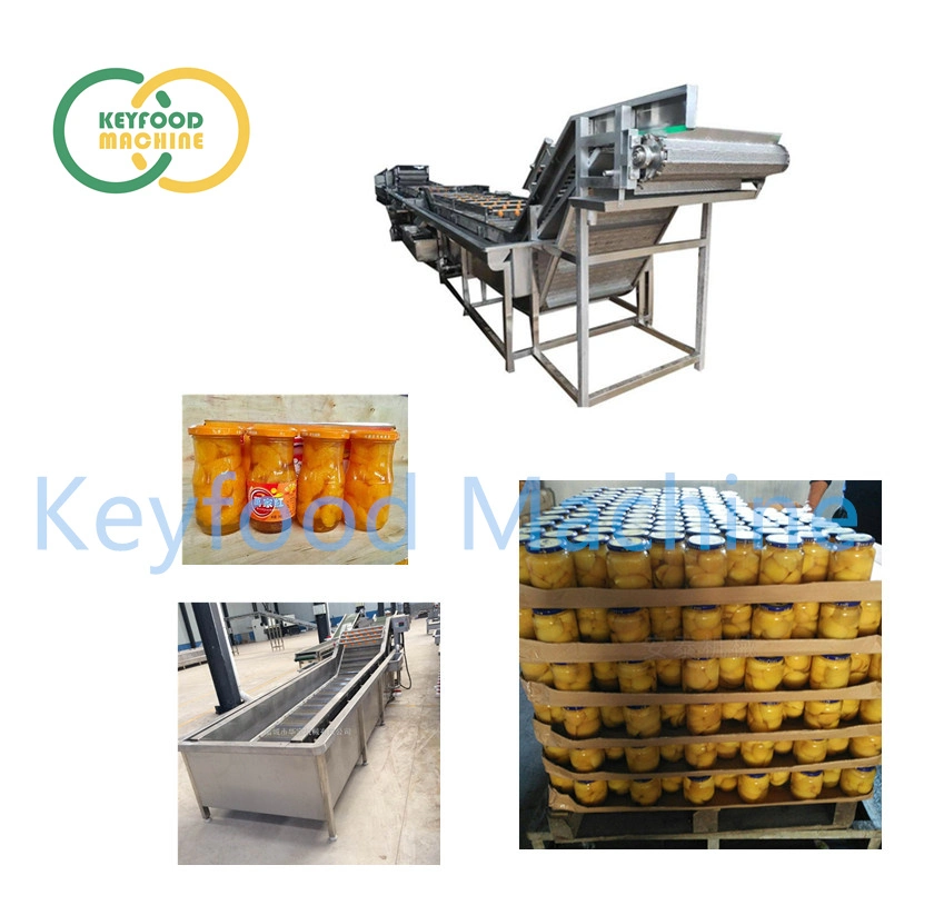 Automatic Canned Yellow Peach Orange Fruit Production Line