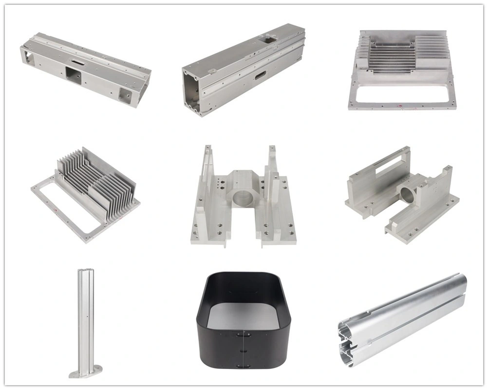 Custom Aluminum Alloy Extrusion Precision Accessories /Punching/ Tapping/Milling/ Turning /Machining Spare Parts Accessorie