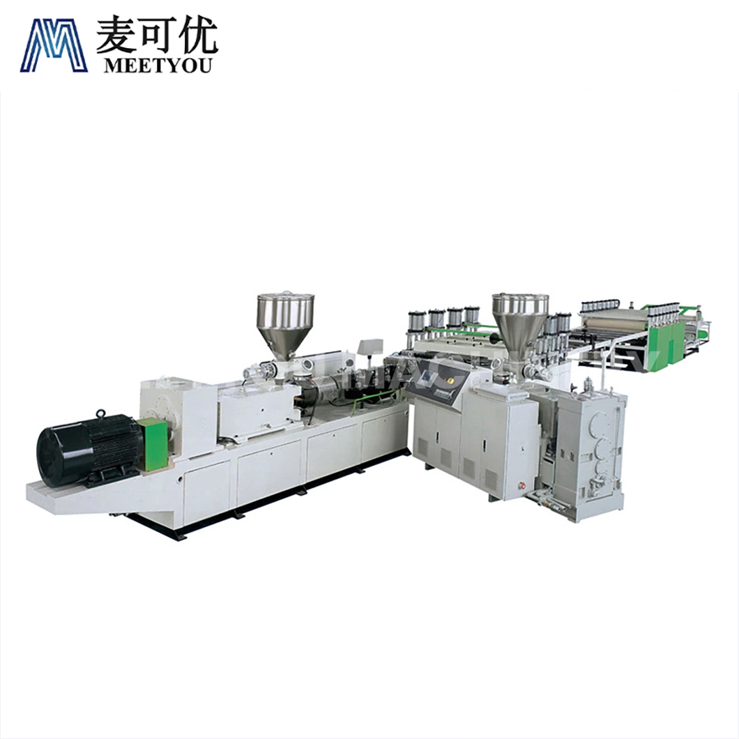 Meetyou Machinery PVC PE ABS Pet PVC Rigid Sheet Production Line Manufacturers Building Plastic Sheet Production Line China Automatic Plastic Pipe Extrusion