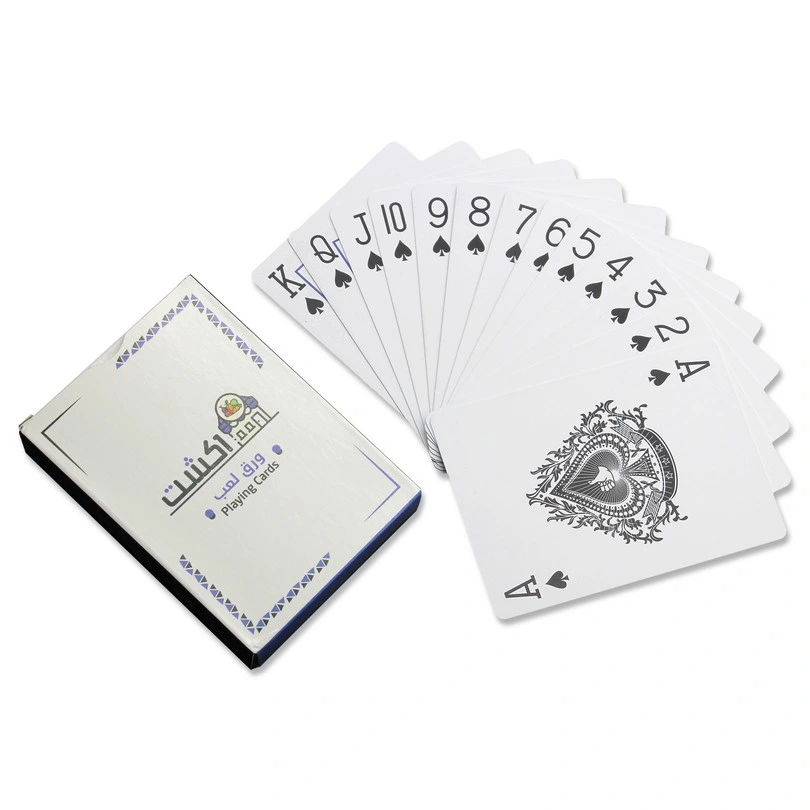 Professional Supplier Custom Printed Art Board Coated Plastic Playing Game Card Custom Playing Cards