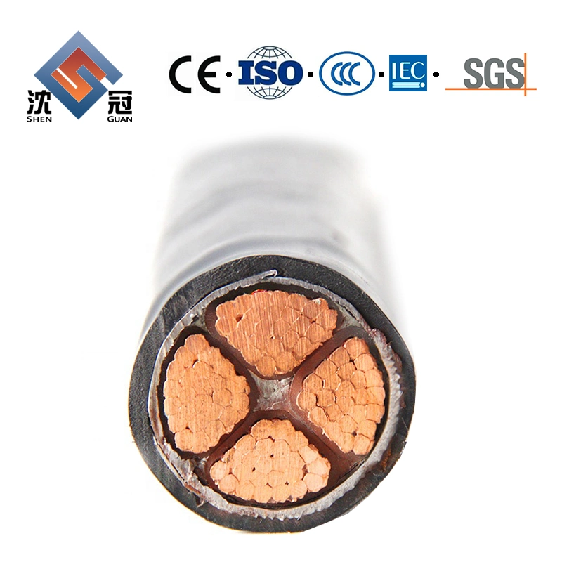 Shenguan Copper Power XLPE/PVC Insulated 4 сердечника 25 мм 70 мм 16 мм Кабель электропитания низкого напряжения SWA Armsмурованный кабель для подземных работ