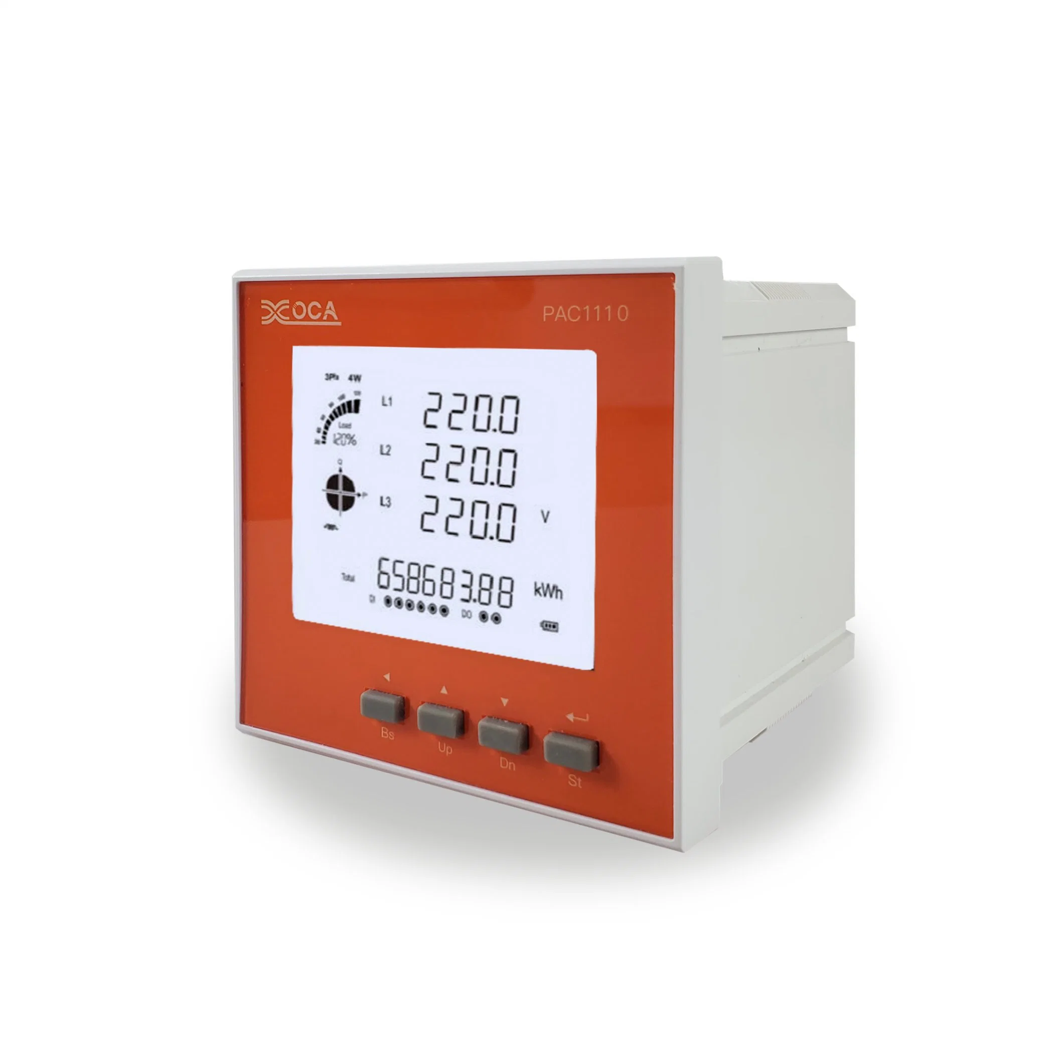 الطاقة الكهربائية الرقمية طراز Modbus مقياس الطاقة الكهربائية الرقمية PAC5010 AC Panel RS485 Modbus متر