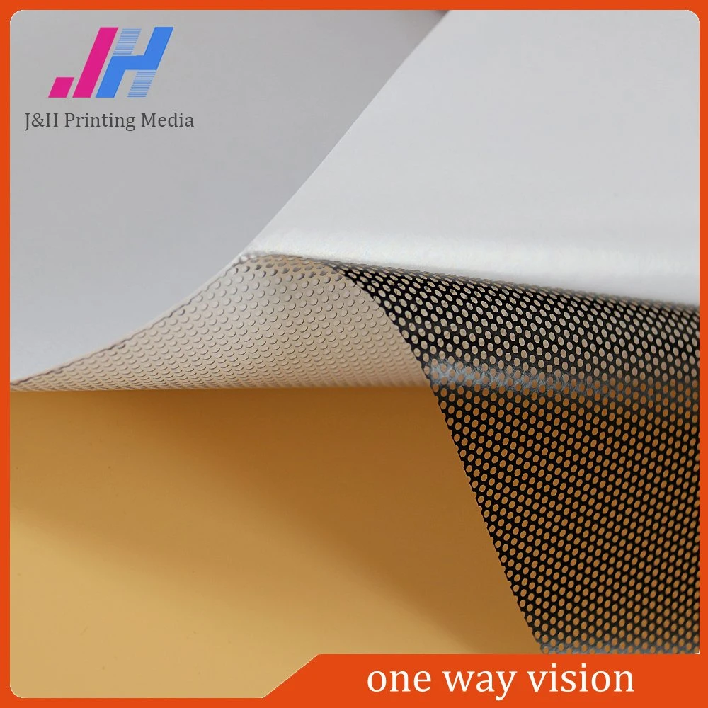 Eco-Solvent Printing PVC Sticker One Way Vision Vinyl for Advertising Billboard