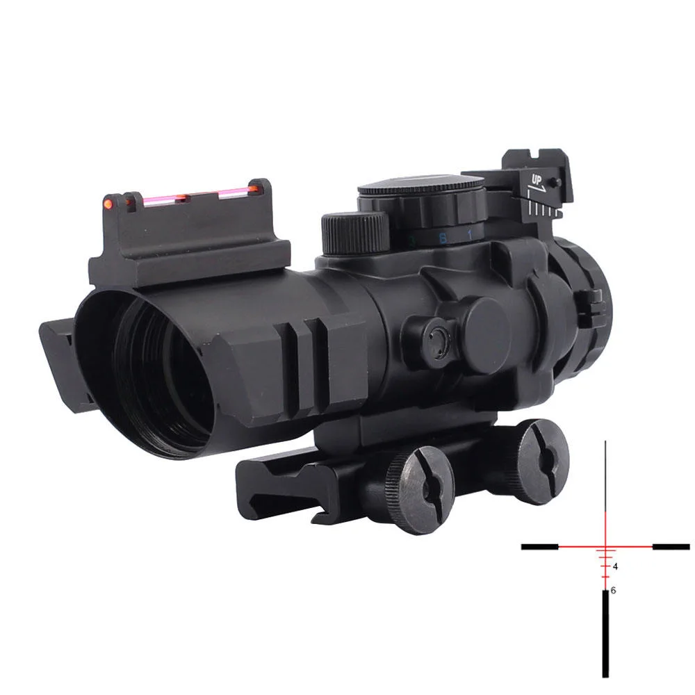 Spina 4X32 CB Red DOT Sight Hunting Scope Fiber Optics Scope Red DOT Scope