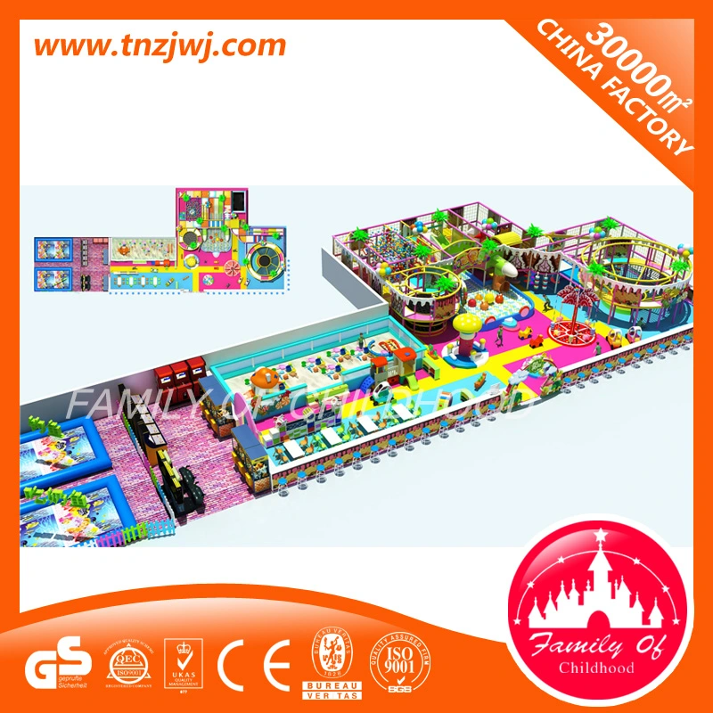 Latest Amazing Colorful Kids Naughty Castle Indoor Playground