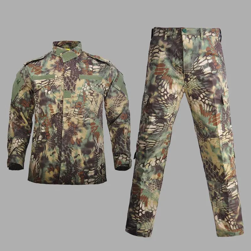 Men Uniform Tactical Pants Camouflage Hunting Combat Jacket Suit Tactical Uniform