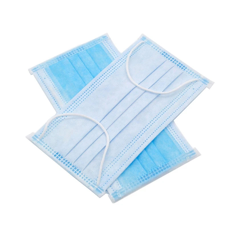 Factory Price Ready Stock Disposable 3 Ply Non Woven Protective Face Mask GB/T32610-2016