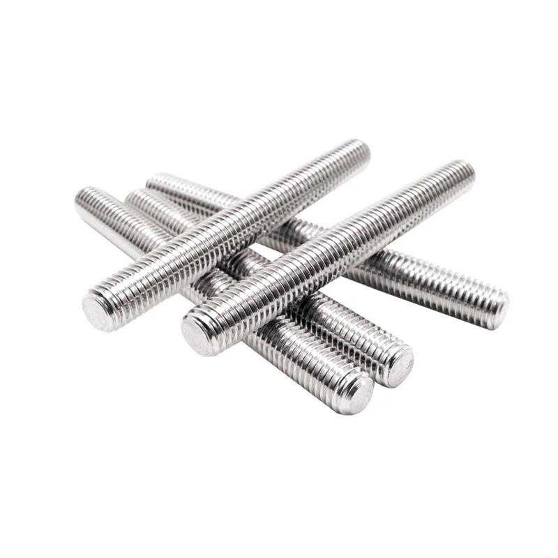 DIN976 Threaded Full-Tooth Threading Screw Headless Bolt M5-M30 Connecting Screw for 304 Stainless Steel Bar