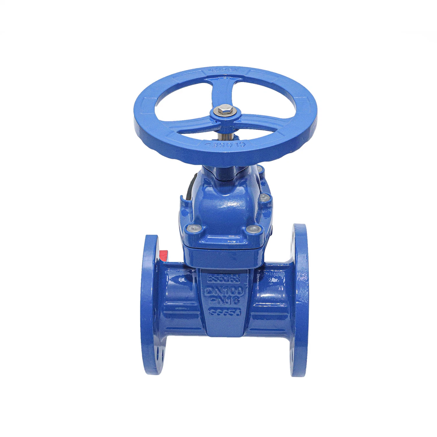 16bar Cast Iron Nrs Resilient Seat Wedge Gate Valve