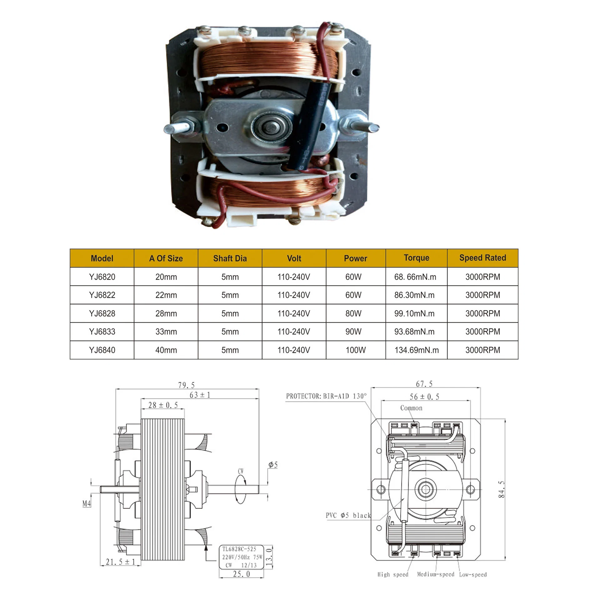 Máquinas de aluminio de Barbacoa eléctrica Polo sombreado Motor del ventilador calefacción