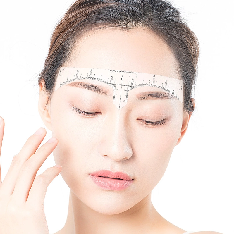 Disposable Eyebrow Ruler Adhesive Sticker Microblading Guide Permanent Makeup Tool Beauty Salon Supplies