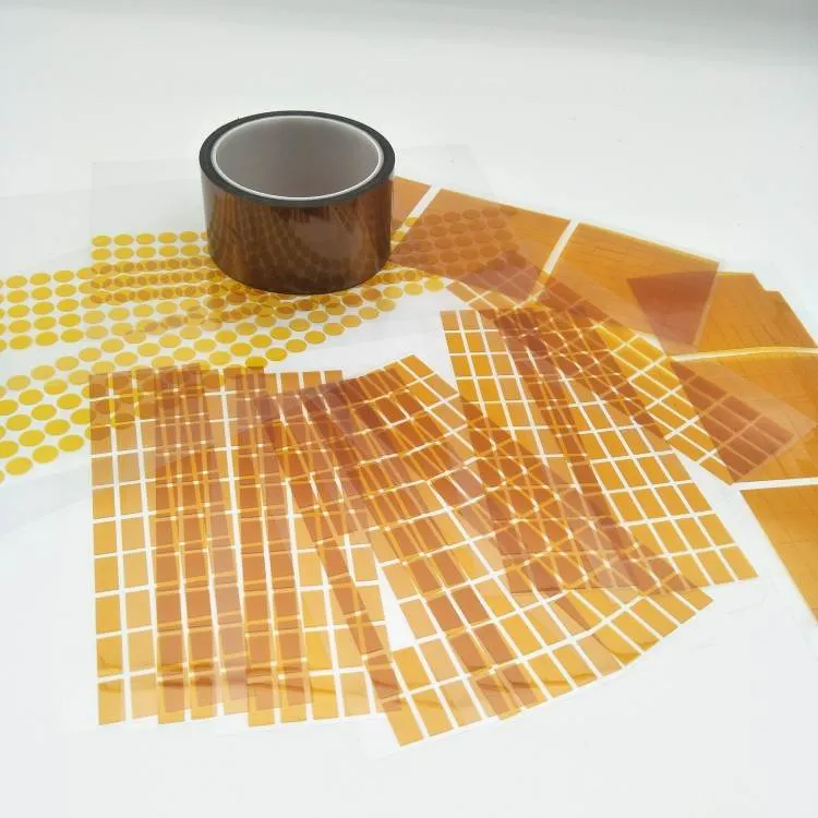 Precision Die Cutting High Temperature Heat Resistant Kaptonns Tape Polyimide Film Sheet