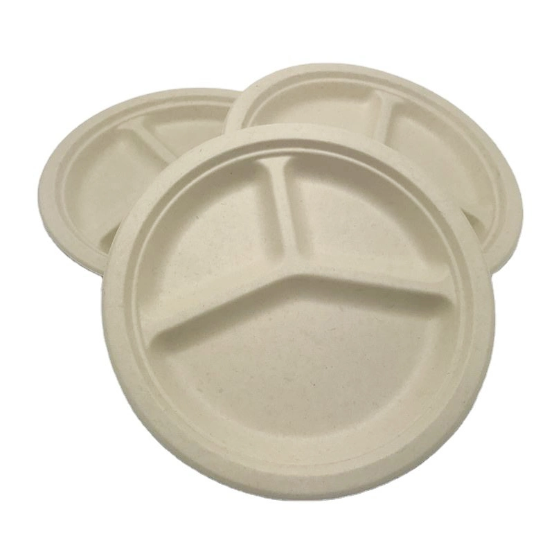 Zuckerrohr Bagasse Papier Zellstoff Form Biologisch Abbaubare Platten Bulk Einweg-Platten