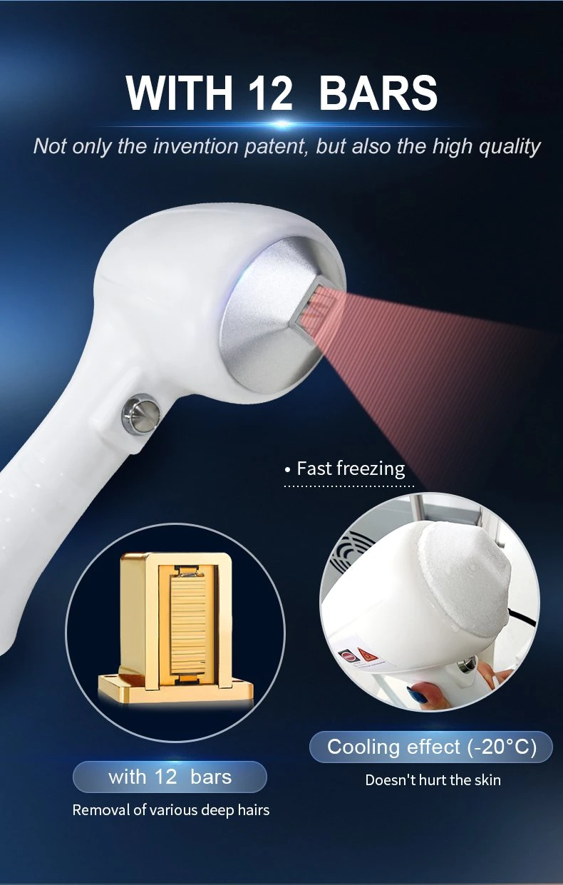 Commercial Beauty Instrument 808 Hair Machine Beauty Equipment Ice Laserhair Removal Machine