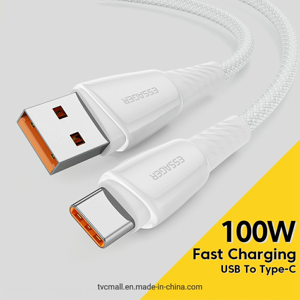 Essager 0.5m 100W USB to Type-C Fast Charging Cord 480Mbps Data Cable