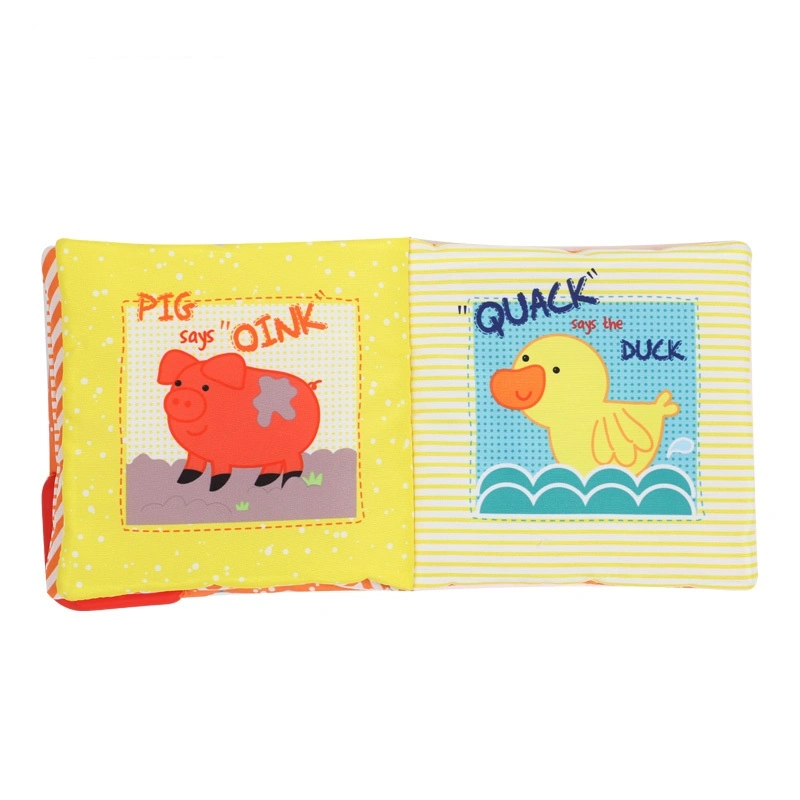 Chiffons de bébé de haute qualité chiffon doux et de jouets éducatifs livre Livres jouet pour bébé