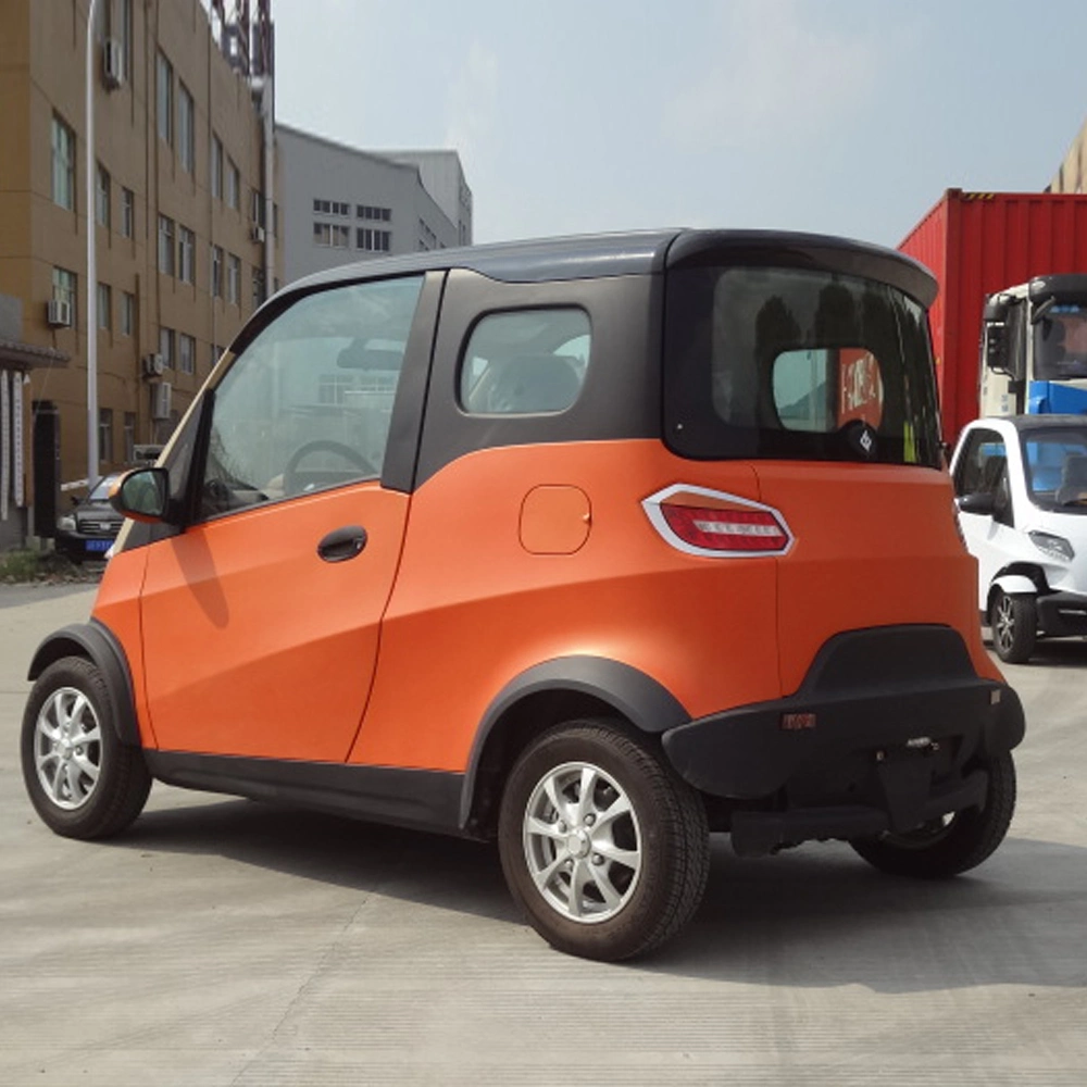 4 plazas de Lujo Mini Eléctrico Four-Wheeled coche familiar con aire acondicionado Smart Coches eléctricos vehículos para los adultos con la CEE