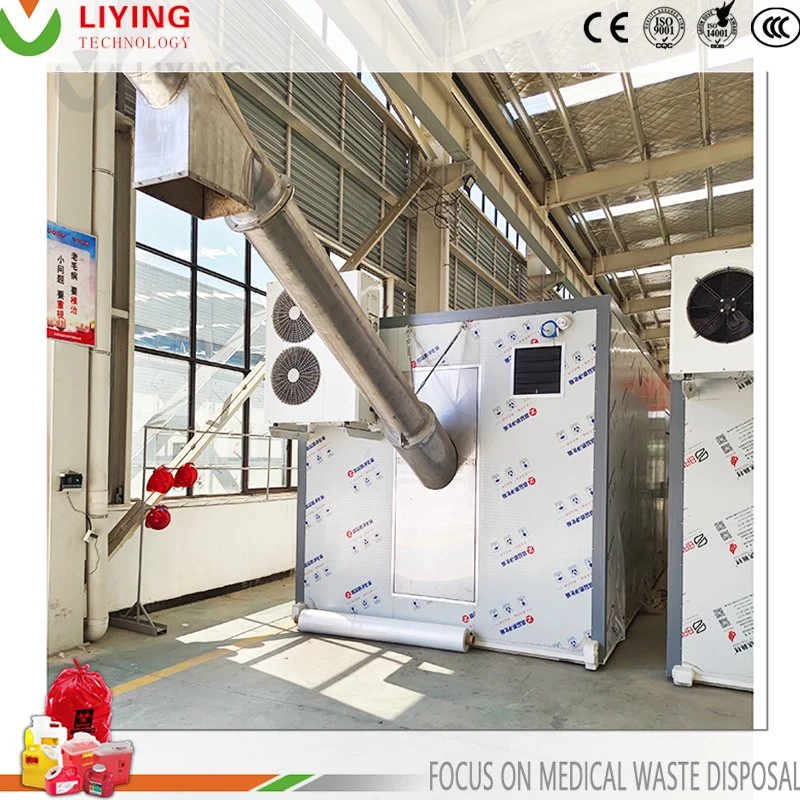 Large-Scale Easy to Operate Medical Waste Disposal Machine Microwave Sterilization Infectious Medical Treatment