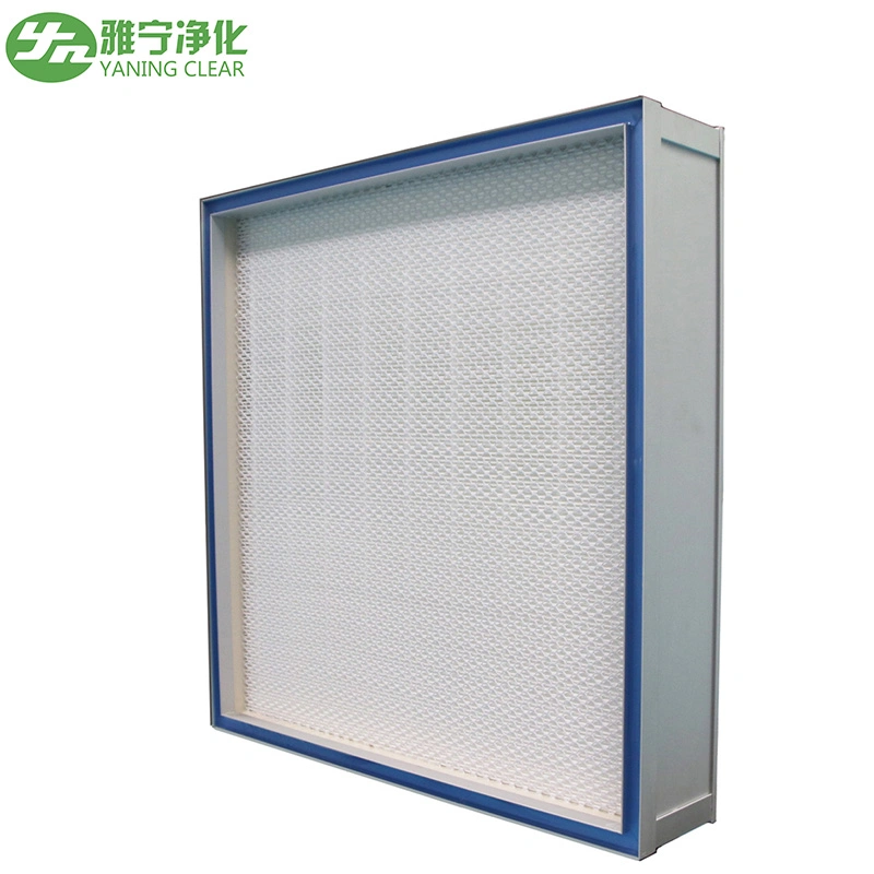 Yaning Replaceable H14 Fiberglass Gel Seal Clean Room HEPA Air Filters