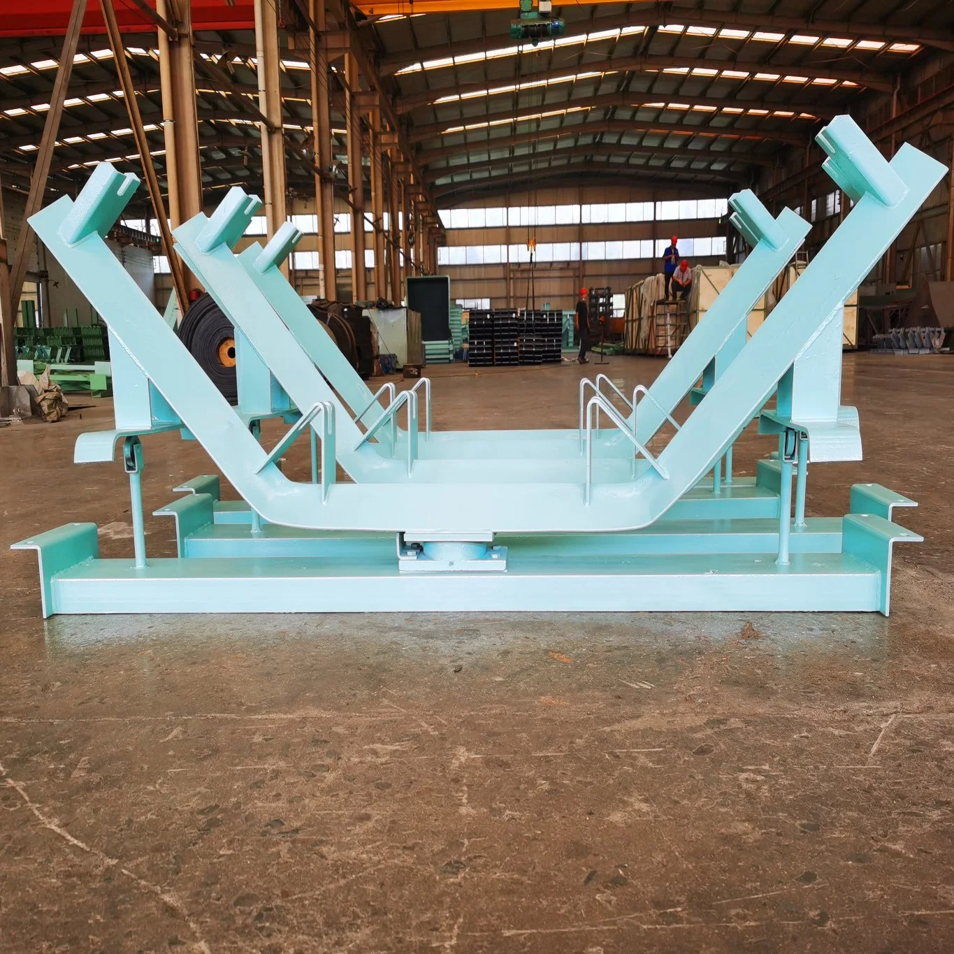 Powder Coated Trough Idler Frame for Mining Cement Coal