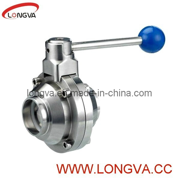 Saintary Steel Butt Welded Butterfly Type Ball Valve