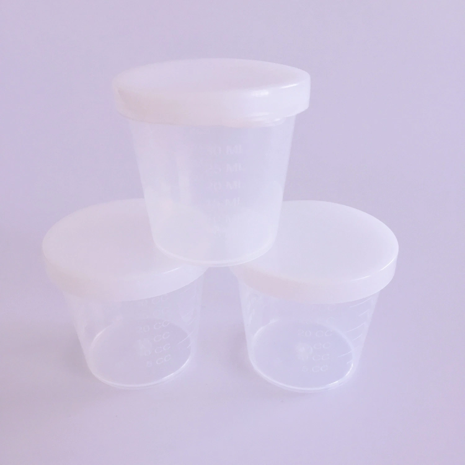 Hot Sale Medical Grade Disposable Non Sterile Urine Container with Spoon Female