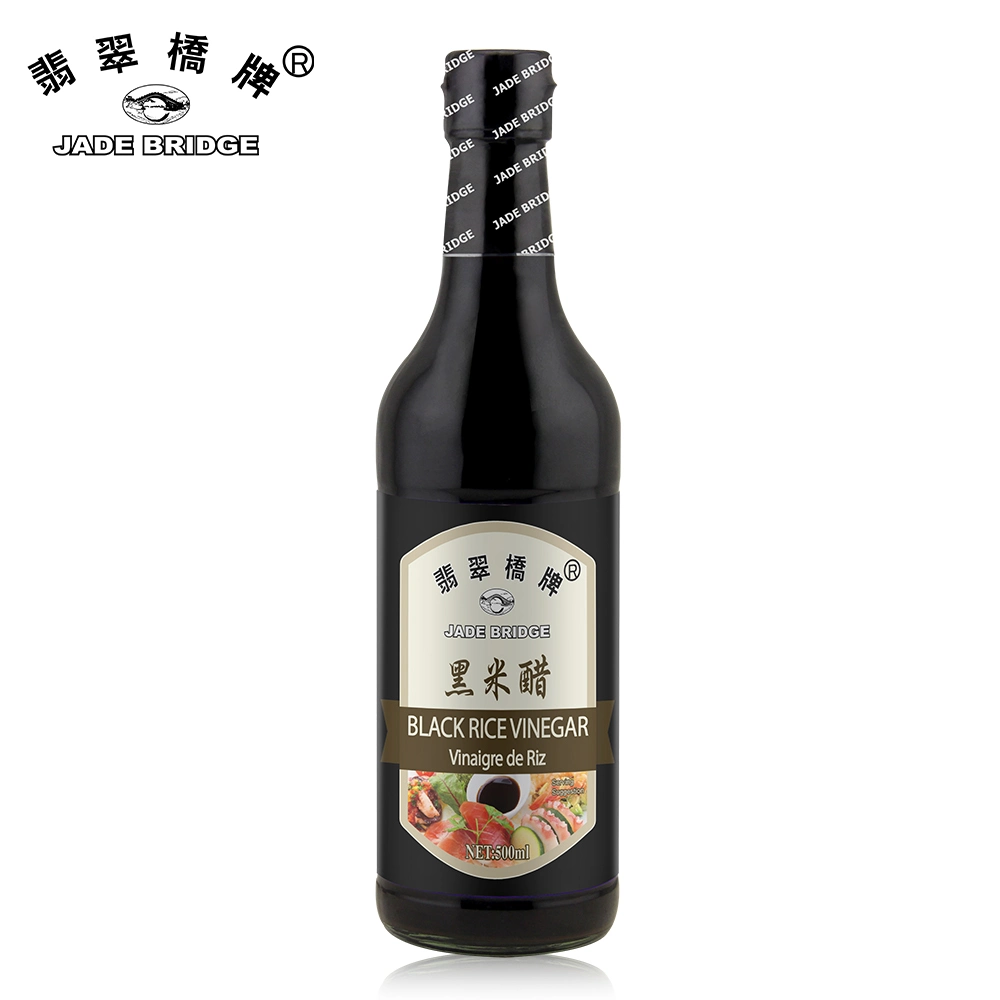 200 Ml OEM Factory Price Jade Bridge Black Rice Vinegar for Supermarkets