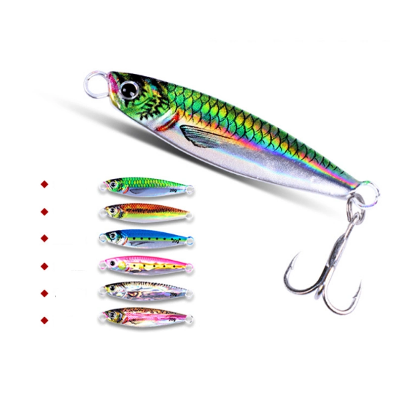 Fishing Lure Saltwater 7g-80g Glow Vertical Speed Fast Lead Jigs