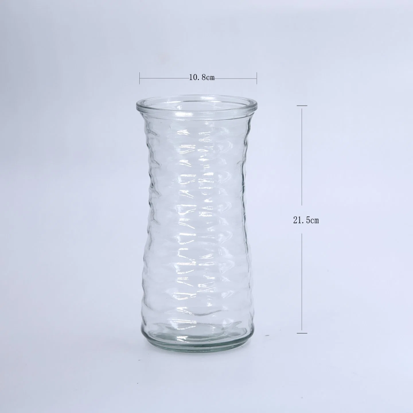 Display Art Glassware Colorful Glass Vase for Home and Office Decoration