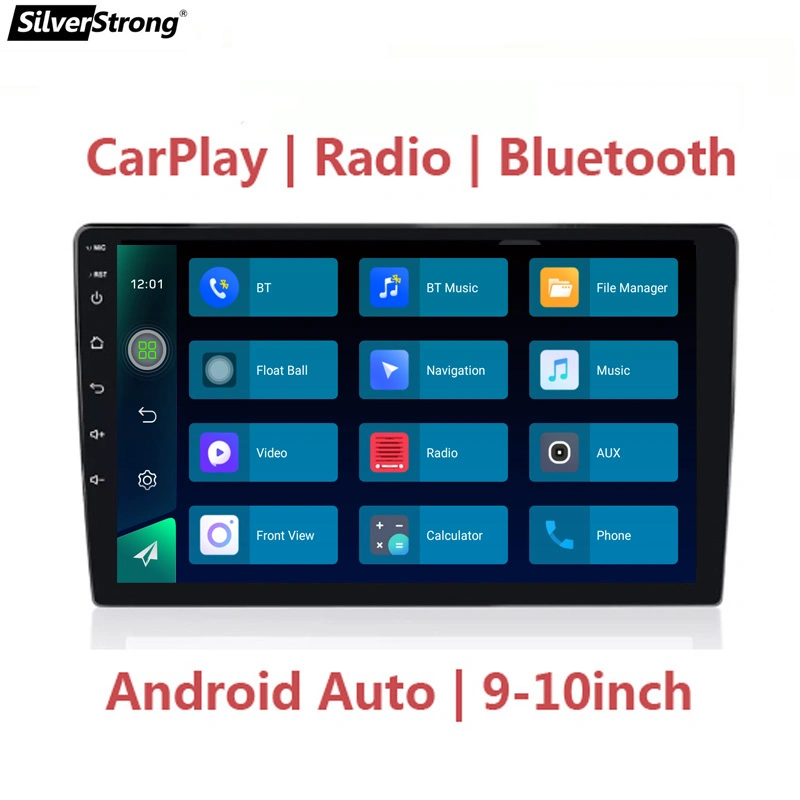 Silverstrong 9 Inch 1280*720p Android 11 8+128GB Universal Car GPS with WiFi Bluetooth LTE Car Player Carplay Android Auto