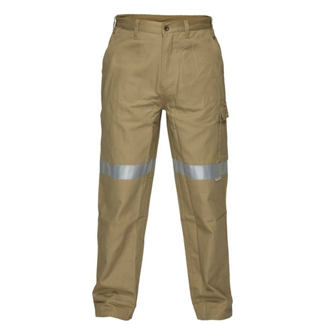 High-Stretch Work Trousers Men Workwear Cargo Working Pants with Knee Pads