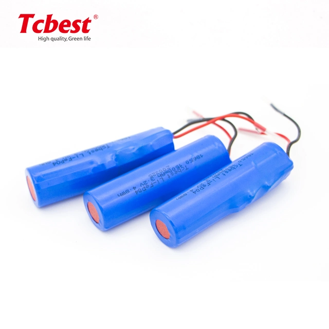 Batería de litio Ifr18650 3,2 V 1500mAh batería Li-Fepo4 para teléfono móvil