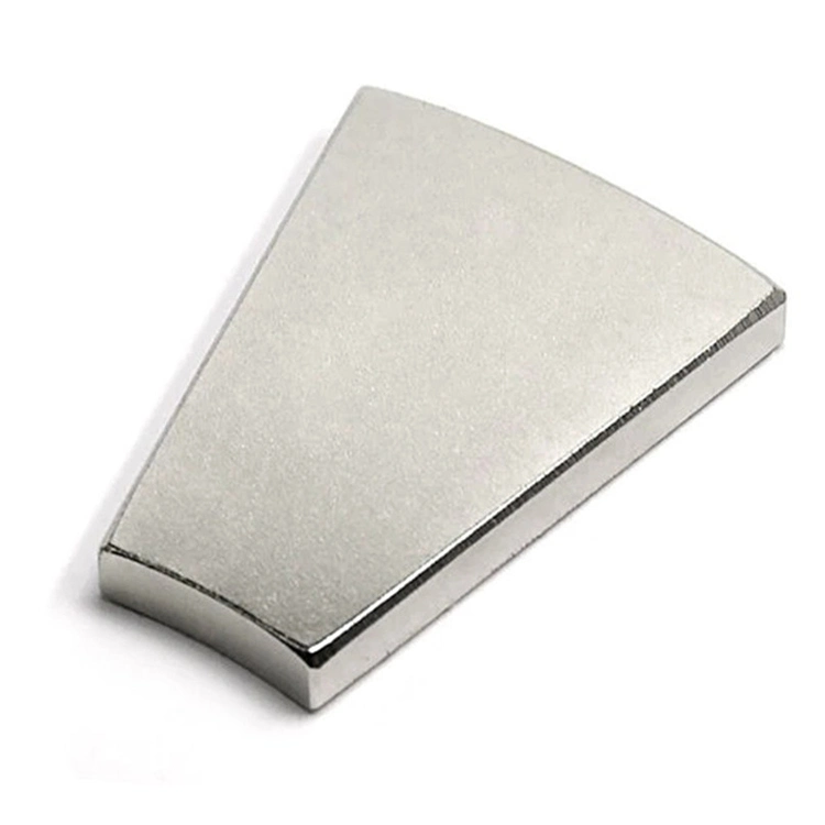 Custom Shape Strong Permanent Wind Turbine N48 Trapezoid Neodymium Wedge Magnet