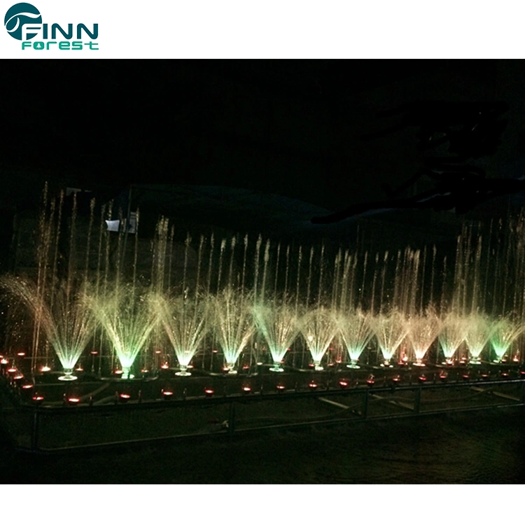 Garden Decoration LED Light Stainless Steel Music Dancing Water Fountain