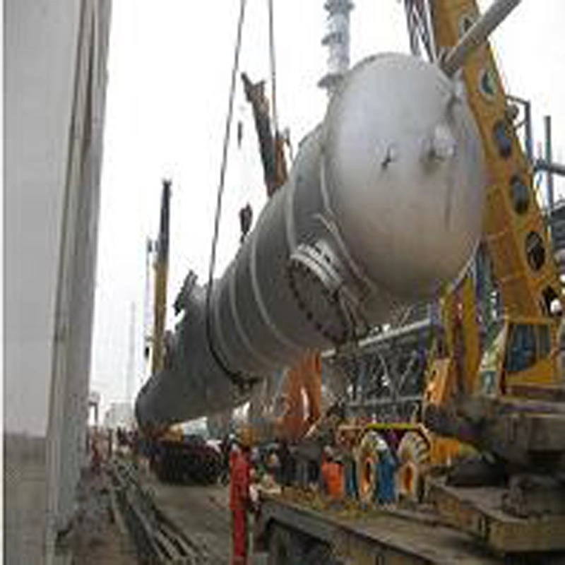 Carbon Steel, Stainless Steel (SS304, 316, 2205) , Titanium Glass/Enamel/PTFE/PE Liquid Steam Separation Distillation Column